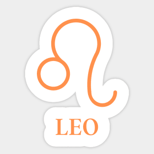 LEO SYMBOL Sticker